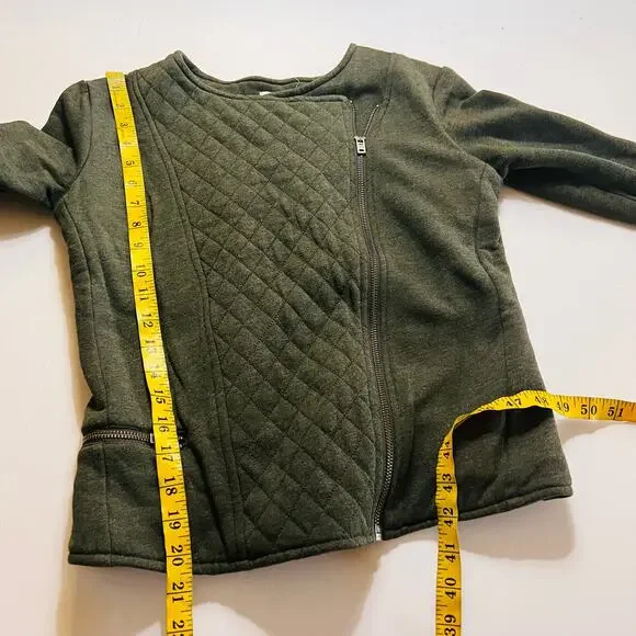 Athleta Belvedere Quilted Full Zip Cardigan Jacket Size XS - Picture 9 of 10